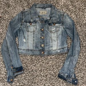 YMI Cropped Jean Jacket